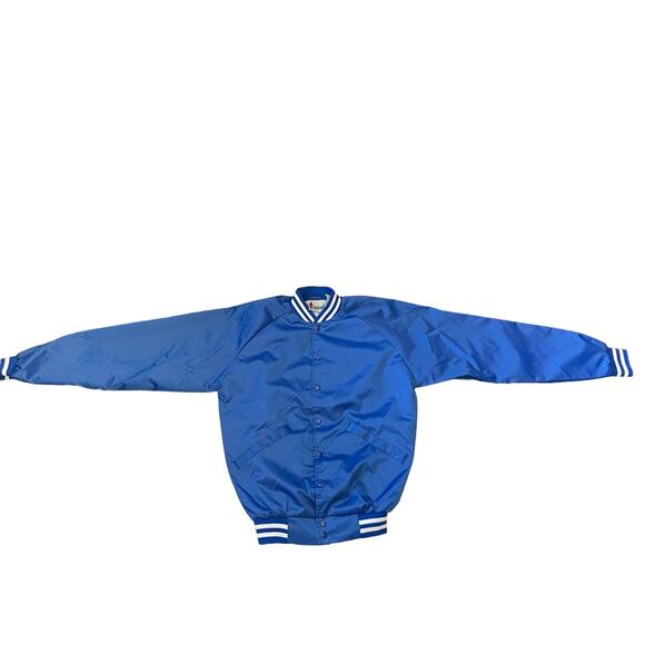 Cardinal Blue Nylon Varsity Sports Jacket Men’s Size Small - Picture 3 of 6